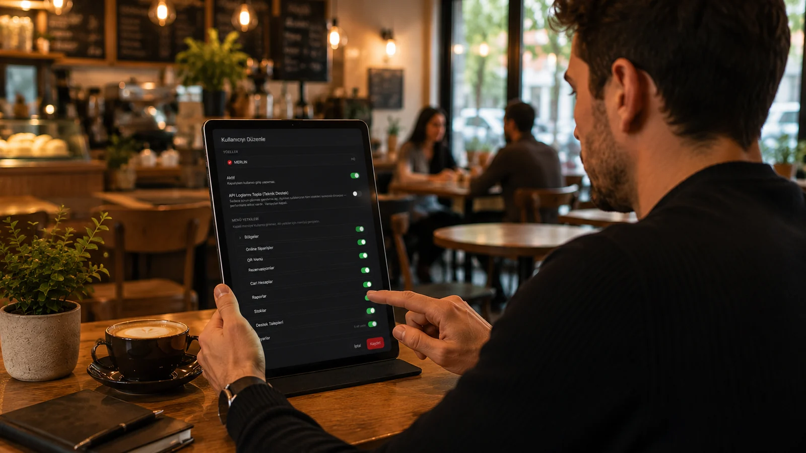 Rôles et droits des utilisateurs du restaurant