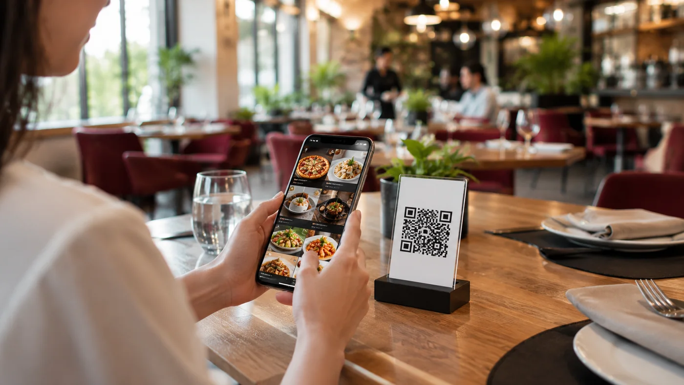 Ordering and calling the waiter from a phone with the RoxPos QR menu